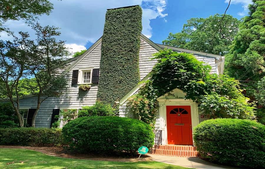 door installation at a house