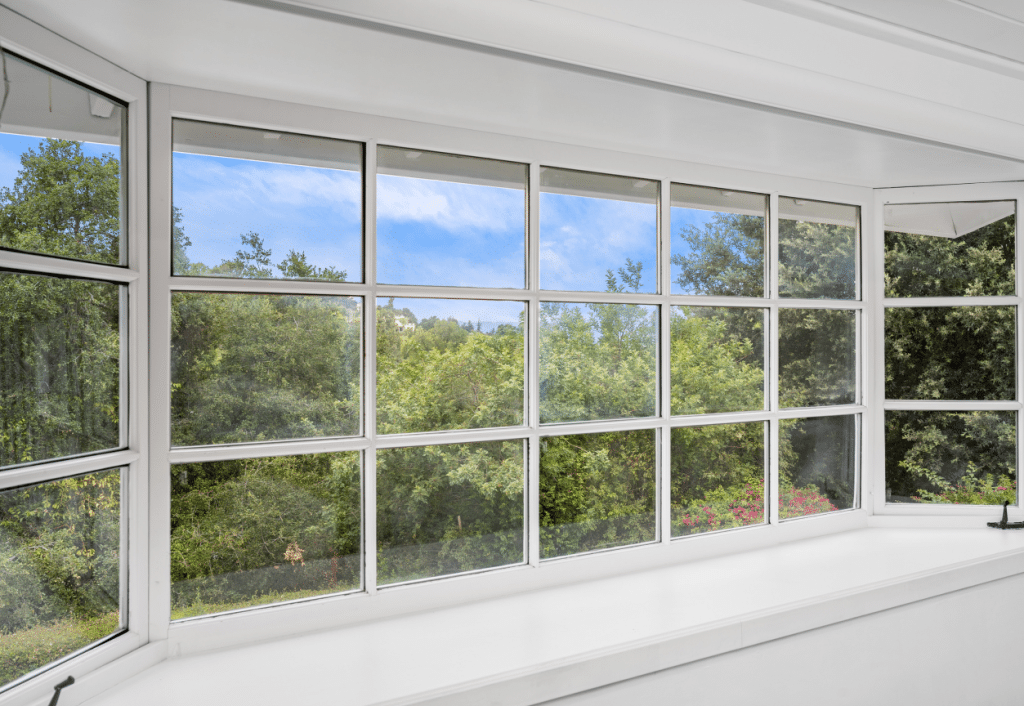Large beautiful casement windows