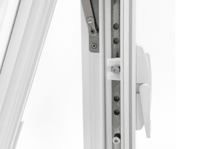 Double point locking window installation